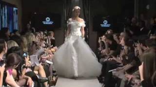 Wedding dresses  Pronovias NYC  Designer Bridal Runway Show 2011 [upl. by Tiloine]