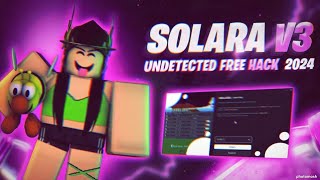 NEW Solara Byfron Bypass amp Keyless FREE  Exploit Roblox 2024  Best Roblox Executor PC [upl. by Yrevi]