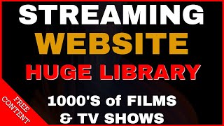 INSANE FREE STREAMING WEBSITE HUGE LIBRARY OF FREE FILMS [upl. by Tnilf]