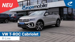 VW TROC Cabriolet RLine Ivory Silver Metallic 2022  Innenraum  Exterior [upl. by Lincoln738]