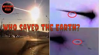 Chelyabinsk meteor event Did the UFO crush this huge meteor [upl. by Annayk]