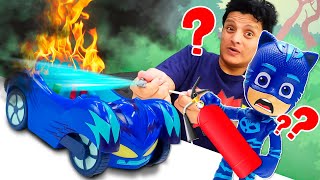 ¡PJ Masks y aventuras de coches con Gregorio Héroes en Pijama en Caja Mágica [upl. by Niel255]