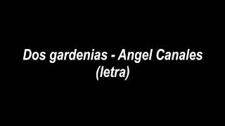 Dos gardenias  Angel Canales letra [upl. by Salokcin]