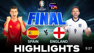 Spain 🇪🇸 Vs England 🏴󠁧󠁢󠁥󠁮󠁧󠁿 Final 2024  Highlights [upl. by Llenor]