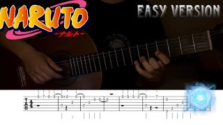 Naruto  Sadness and Sorrow easy version for beginners  GUITAR TABS [upl. by Nwad]