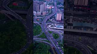 Traffic flow in Zhongzhuang Zunyi during China National Day [upl. by Adnamor]