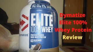 Dymatize Elite 100 Whey Protein Review  Concentrate Protein  Best Protein [upl. by Milore183]