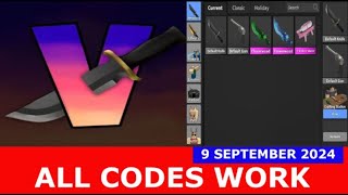 ALL CODES WORK MMV ROBLOX  SEPTEMBER 9 2024 [upl. by Gilud]