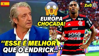 😱🚨 JORNAIS ESPANHÓIS CHOCADOS COM A ATUAÇÃO DE LORRAN NO FLAMENGO ESSE É O NOVO ENDRICK [upl. by Nassah]