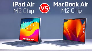 iPad Air M2 vs Macbook Air M2 Full Hands On Comparison [upl. by Lezley]