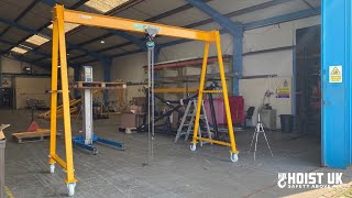 Modular Steel Mobile Gantry from Hoist UK [upl. by Ellerehs]