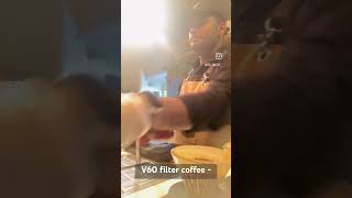 V60 coffee bite icedrink v60coffee coffeebrewing shotrs videoshorts icedout chill kolaru [upl. by Ardnassac]