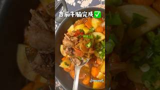 绝味番茄牛腩，番茄一定要多哦 今晚吃啥 711菜特 家常菜 中餐 [upl. by Juieta]