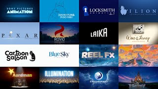 Best Animation Studios LogosParamount AnimationGhibliLocksmith AnimationIllumination etc [upl. by Russel]