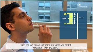 Guide to athome nasal swab COVID19 Rapid Test [upl. by Guimar416]