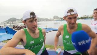 Irish Rowers Gave The Funniest TV Interview At Rio Olympics 2016 [upl. by Elvia842]