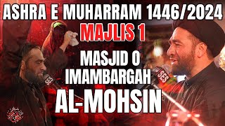 Majlis 1  Imambargah AlMohsin Karachi  Maulana Syed Ali Raza Rizvi  1st Muharram 14462024 [upl. by Stein]