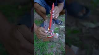 Bushcraft Skills Very Simple and Very Useful In Forest survival camping outdoor bushcraft fores [upl. by Ahsemat]