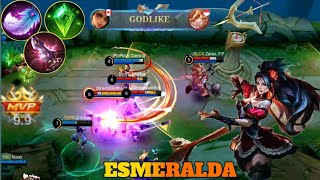 ESMERALDA BEST BUILD 2024  Ektoplayz mobilelegends 5vs5 mlbb ml esmeralda [upl. by Alanah]