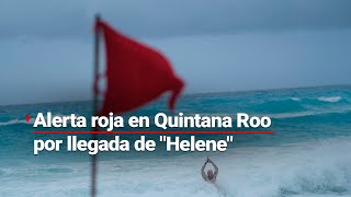 ¡Quintana Roo en alerta ROJA Fuerte viento provocan cortes a la energía eléctrica y fallos en señal [upl. by Conway]