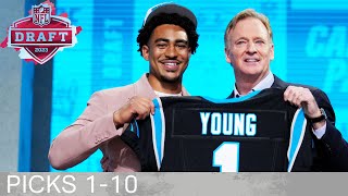 Picks 110 Multiple Quarterbacks amp Trades  2023 NFL Draft [upl. by Aneris]