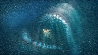 Giant Megalodon Eats Godzilla Remastered [upl. by Leupold]