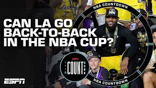 Can the Lakers go BACKTOBACK in the NBA Cup 🏆  NBA Countdown [upl. by Doomham213]