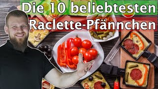 TOP 10 Eure beliebtesten Raclette Pfännchen Rezepte [upl. by Nylrem]