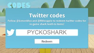 2022 ALL NEW SECRET OP CODES In Roblox SharkBite [upl. by Lynnet189]