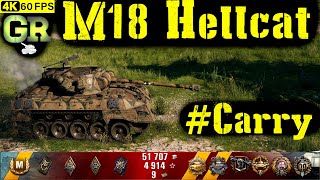 World of Tanks M18 Hellcat Replay  10 Kills 3K DMGPatch 141 [upl. by Elleiand]