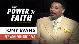 Sarah The Power of Faith  Tony Evans Sermon for the Deaf [upl. by Aciraa3]