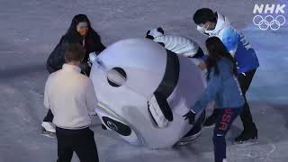 2022 02 19 OG gala practice Yuzuru Hanyu NHK [upl. by Eselahc]