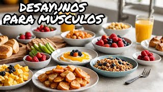 EnergiaFit25 Revela los Mejores Desayunos para Ganar Masa Muscular Rápido [upl. by Colson659]