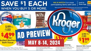 NEW MEGA SALE Kroger Ad Preview for 58514  Buy 5 or More Save 1 Each Mega Sale [upl. by Nnael317]