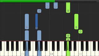 LinManuel Miranda  Dear Theodosia from Hamilton  Easy Piano Tutorials [upl. by Agnesse747]