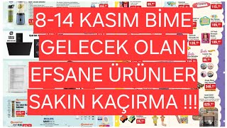 BİM EFSANE CUMA AKTÜEL ÜRÜNLERİ  BİM 8 KASIM 2024 KATALOĞU  ÇEYİZLİK MUTFAK GEREÇLERİ BİM BU HAFTA [upl. by Morril]