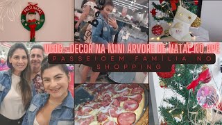 quot um dia de Natal Perfeito 🎄 DECORAÇÃO no APÊ e passeio no SHOPPING IANDÊ com a FAMÍLIA quot 👨‍👩‍👧 [upl. by Ardnuassak]