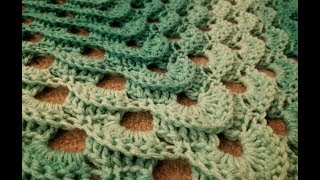 The Lapping Waves Shawl Crochet Tutorial [upl. by Westphal73]