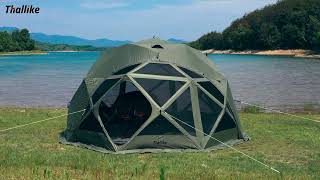 THKFISH 8Sided Gazebo Tent Quick Setup amp AllWeather Protection [upl. by Stevenson]