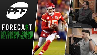 Divisional Round Betting Preview  Lock of the Week plus what to look for in a GM candidate  PFF [upl. by Enrobialc]