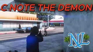 CNOTE BECOMES THE BIGGEST STEPPER IN GTA 5 RP REACTION gta gtarp newleafrp furiousfade [upl. by Enneibaf]