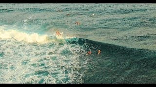 BEAUTIFUL KAUAI  POIPU BEACH PKS SURFING DRONE FOOTAGE [upl. by Doscher408]