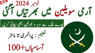 Latest Pak Army Civilian Jobs 2024– Latest Government Jobs in Pakistan – Jobs in Pakistan today 2024 [upl. by Bozuwa]