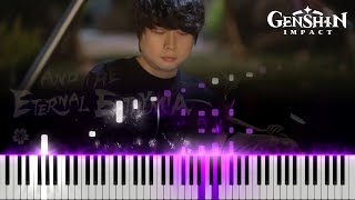 ｢Inazuma Miscellany  YuPeng Chen｣  Genshin Impact OST Piano TranscriptionTutorial Sheet Music [upl. by Hebe]