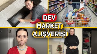 20 BİN LİRALIK DEV MARKET ALIŞVERİŞİ  SONUNDA DOLABIMI BOYUYORUZ aralog2023 19 [upl. by Browning]