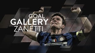 JAVIER ZANETTI  All of his 21 Inter goals 🇦🇷🖤💙 [upl. by Lynsey]