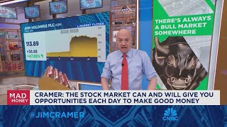 The stock market gives you opprotunities each day to make good money says Jim Cramer [upl. by Acisej932]