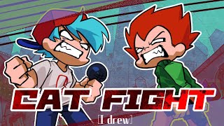 Catfight PicoampBF draw cover FNFRivals [upl. by Guntar]