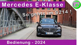 Mercedes E Klasse Bedienung S214 T Modell 2024 [upl. by Guria]