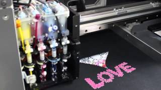 High Speed Direct to Garment Printing with the Lawson DiamondJet DTG [upl. by Nosral159]